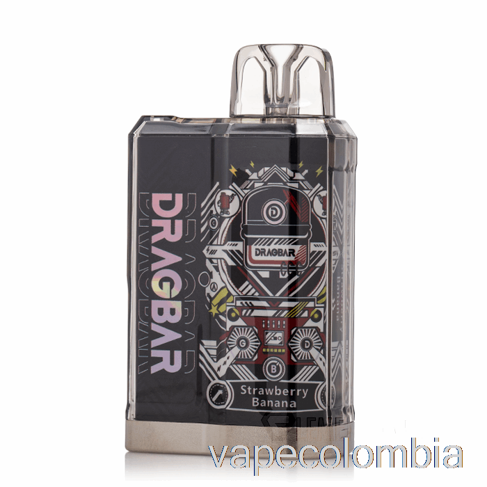 Vape Recargable Dragbar B3500 Desechable Fresa Plátano